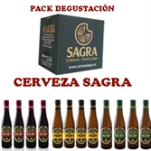 Cerveza Sagra, pack degustación 12 botellas